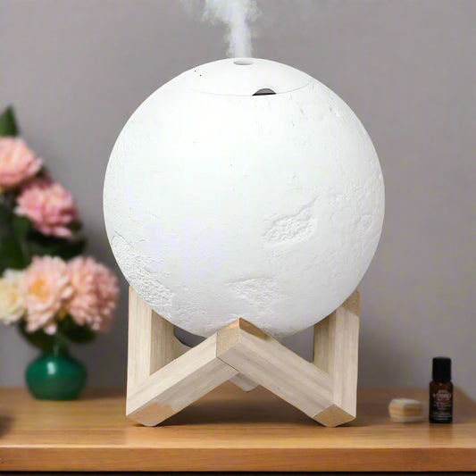 Devanti Aroma Diffuser Aromatherapy Moon Lamp 880ml-0